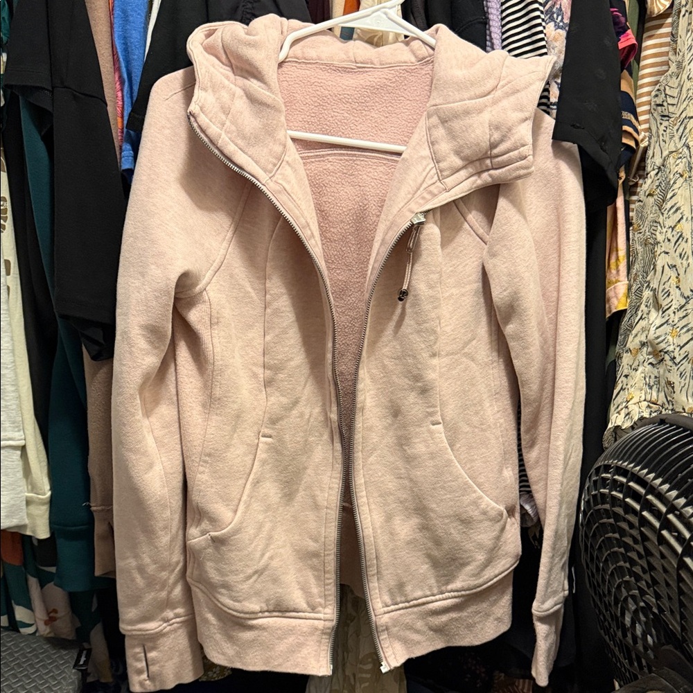 Lululemon Pink Hooded Zip-Up Jacket